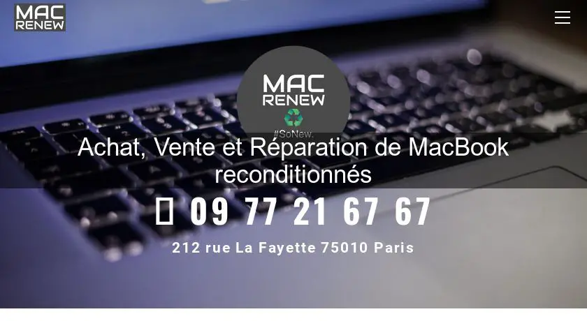Achat, Vente et Réparation de MacBook reconditionnés