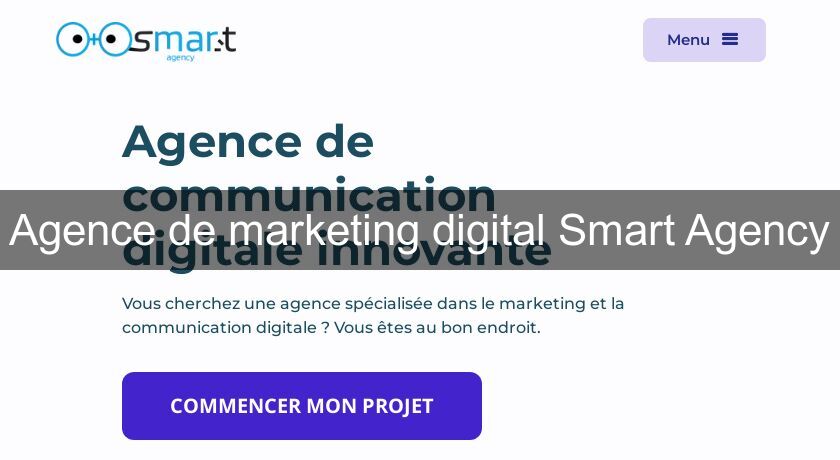 Agence de marketing digital Smart Agency