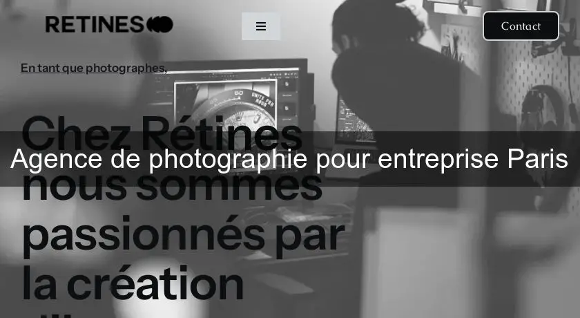 Agence de photographie pour entreprise Paris