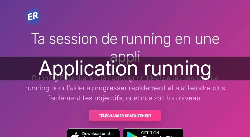 Application running