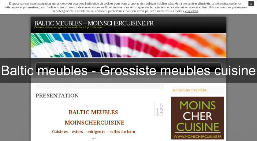 Baltic meubles - Grossiste meubles cuisine