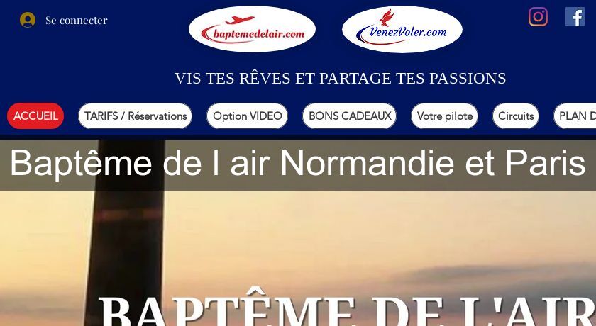 Baptême de l'air Normandie et Paris