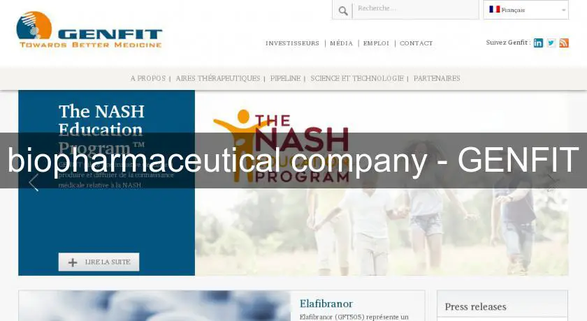 biopharmaceutical company - GENFIT