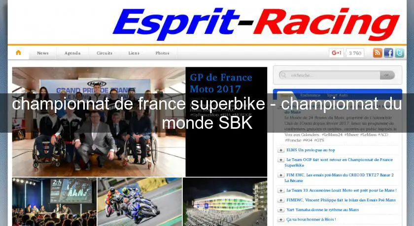 championnat de france superbike - championnat du monde SBK