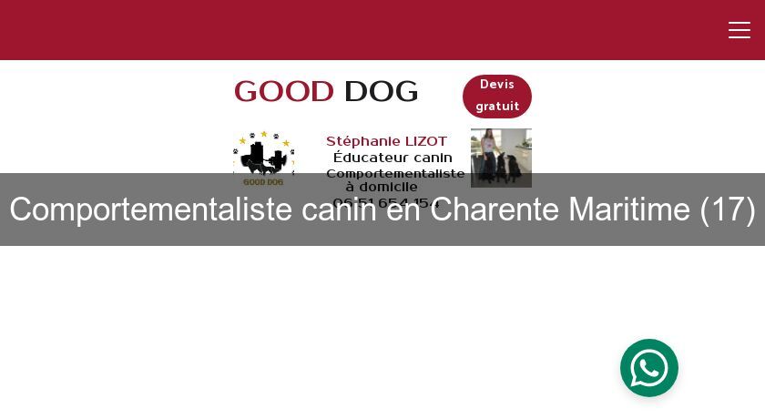 Comportementaliste canin en Charente Maritime (17)