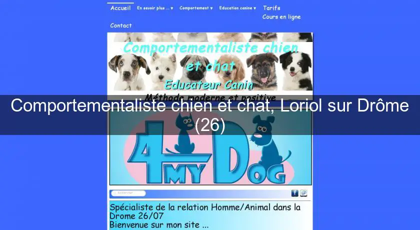 Comportementaliste chien et chat, Loriol sur Drôme (26)