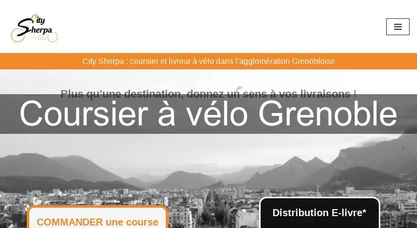 Coursier à vélo Grenoble
