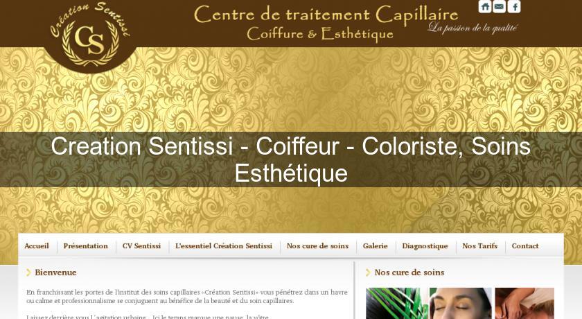 Creation Sentissi - Coiffeur - Coloriste, Soins Esthétique