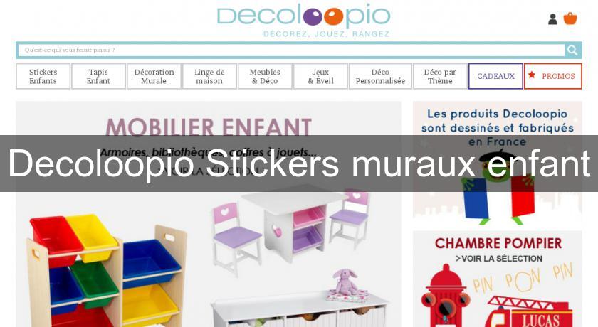 Decoloopio Stickers muraux enfant