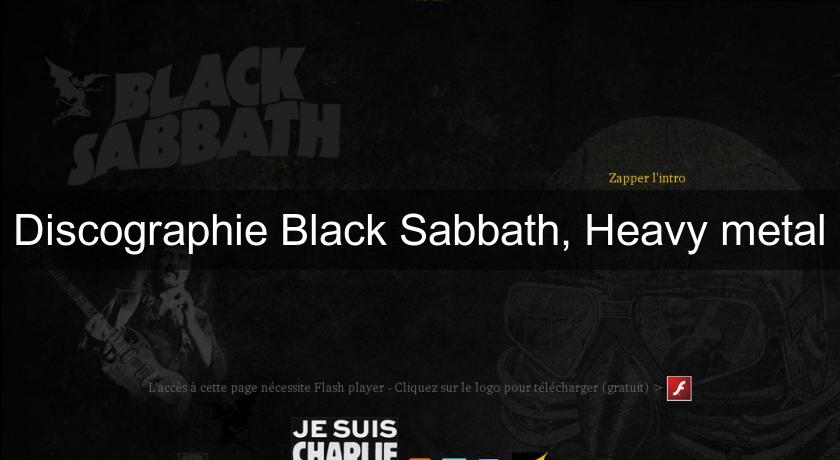Discographie Black Sabbath, Heavy metal