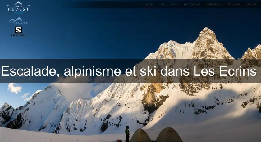 Escalade, alpinisme et ski dans Les Ecrins 