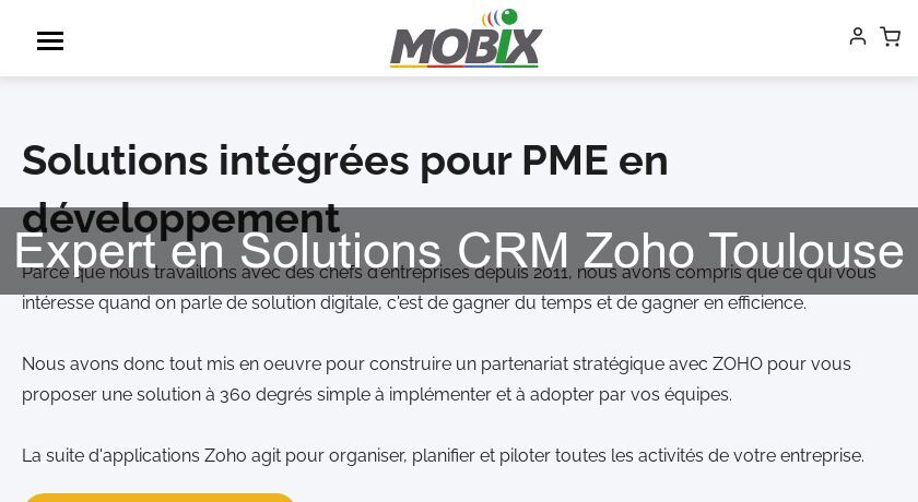 Expert en Solutions CRM Zoho Toulouse