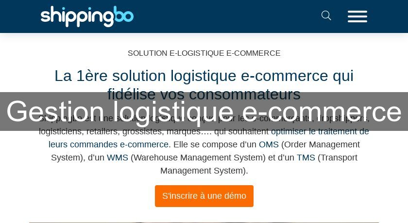 Gestion logistique e-commerce