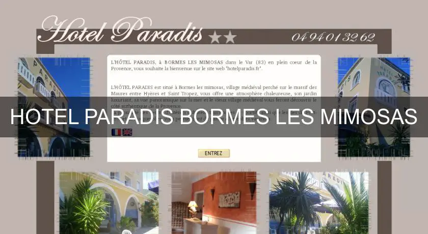 HOTEL PARADIS BORMES LES MIMOSAS