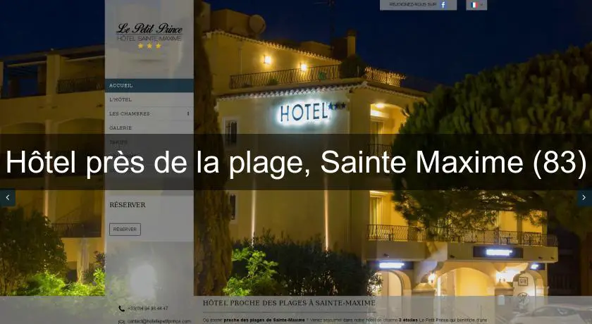 Hôtel près de la plage, Sainte Maxime (83)