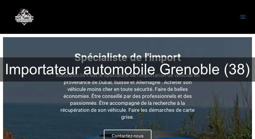 Importateur automobile Grenoble (38)