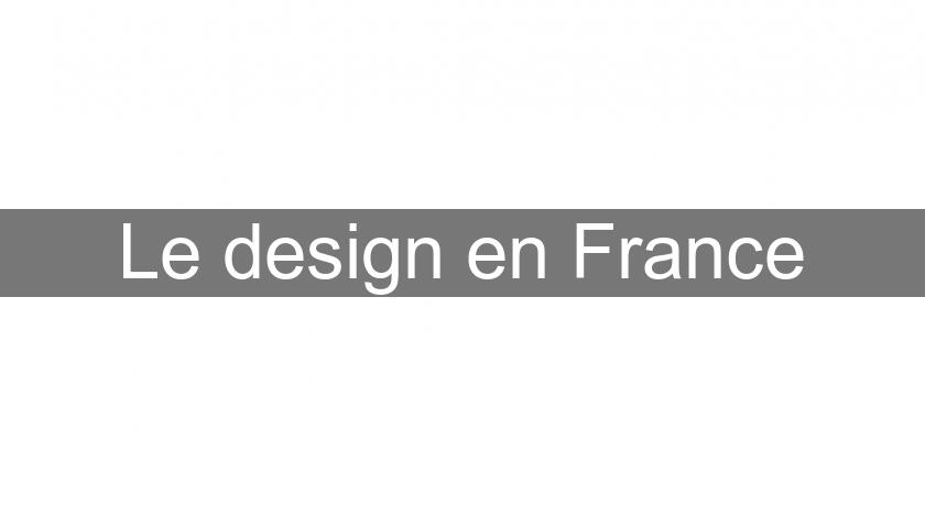 Le design en France