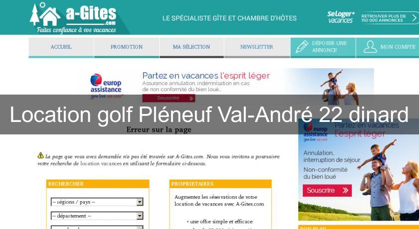 Location golf Pléneuf Val-André 22 dinard