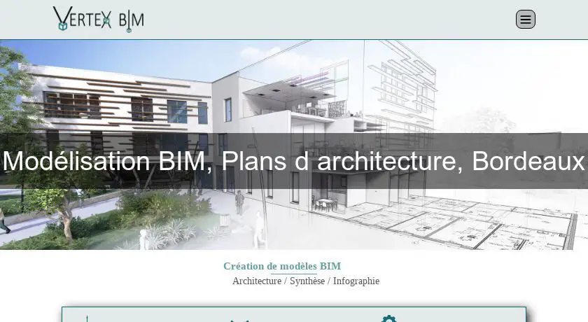 Modélisation BIM, Plans d'architecture, Bordeaux