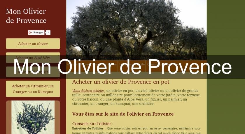 Mon Olivier de Provence