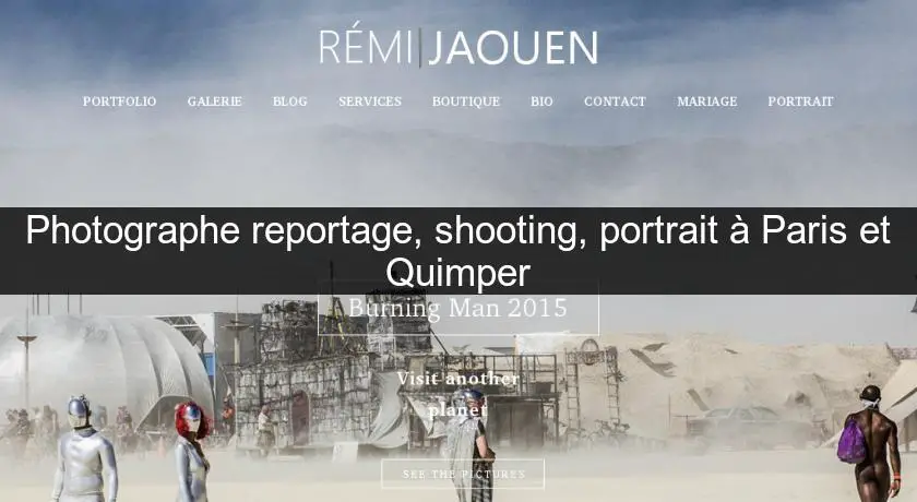 Photographe reportage, shooting, portrait à Paris et Quimper