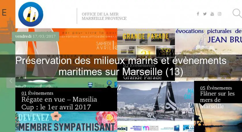 Préservation des milieux marins et évènements maritimes sur Marseille (13)