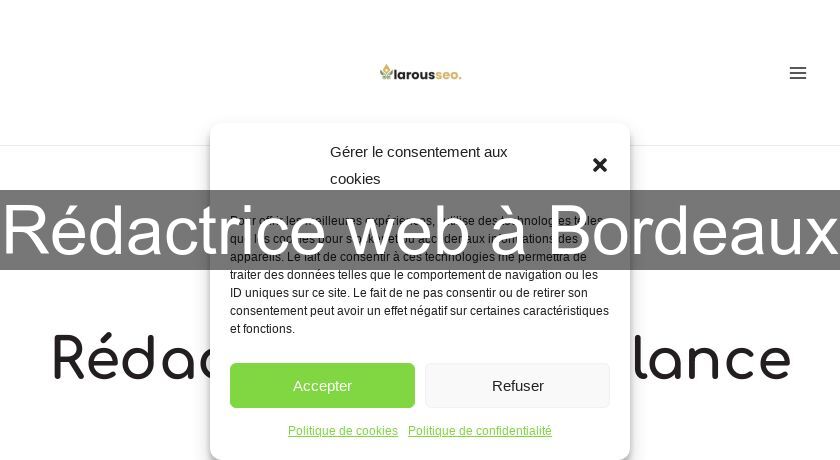 Rédactrice web à Bordeaux
