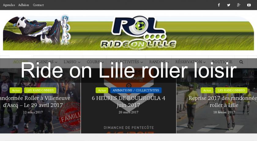 Ride on Lille roller loisir