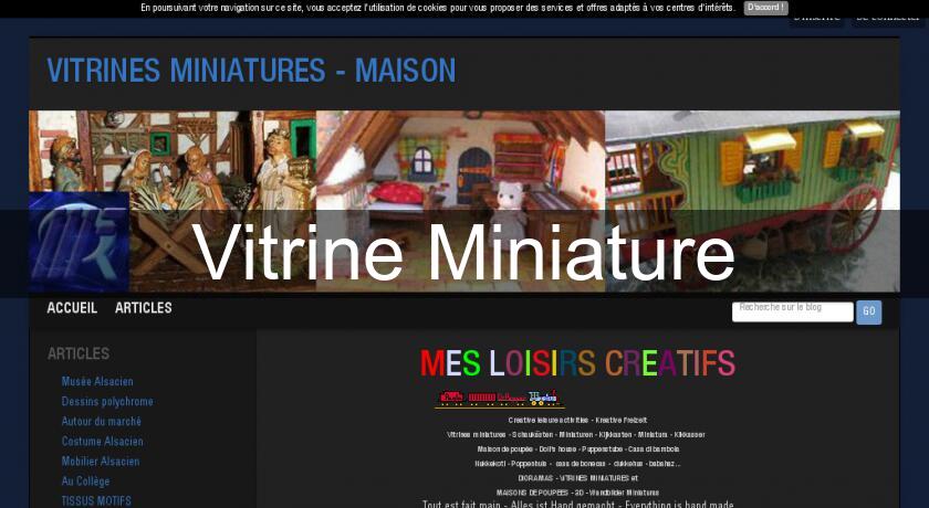 Vitrine Miniature