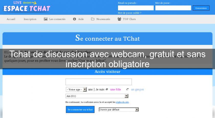 Tchat De Discussion Avec Webcam, Gratuit Et Sans Inscription ...