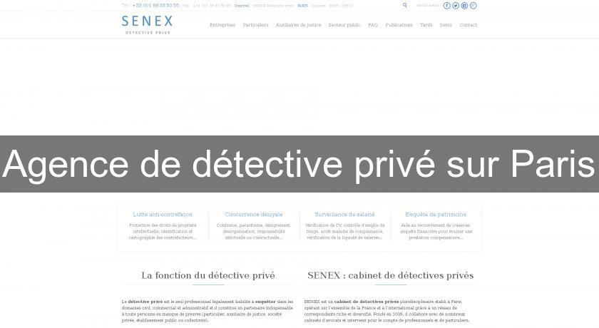 Agence de détective privé sur Paris