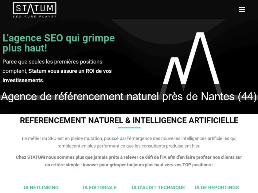 Agence de référencement naturel près de Nantes (44)