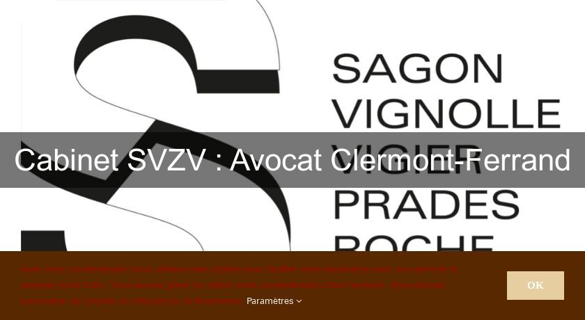 Cabinet SVZV : Avocat Clermont-Ferrand