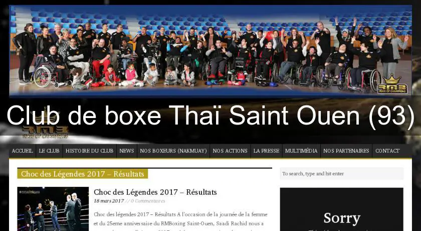 Club de boxe Thaï Saint Ouen (93)