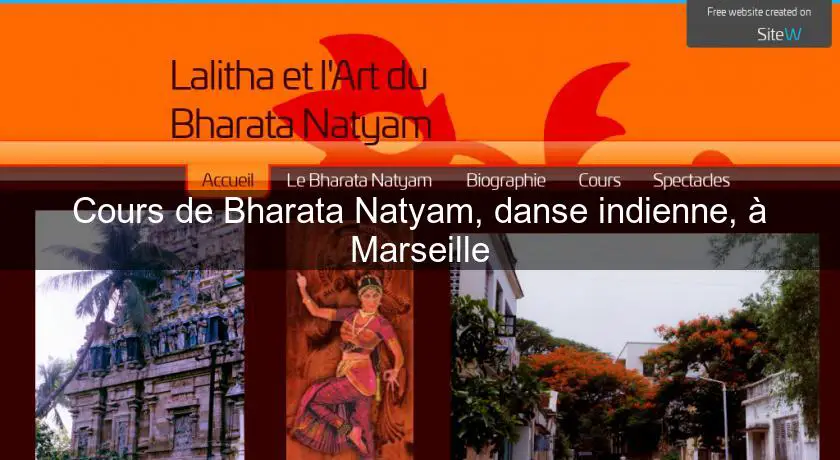 Cours de Bharata Natyam, danse indienne, à Marseille