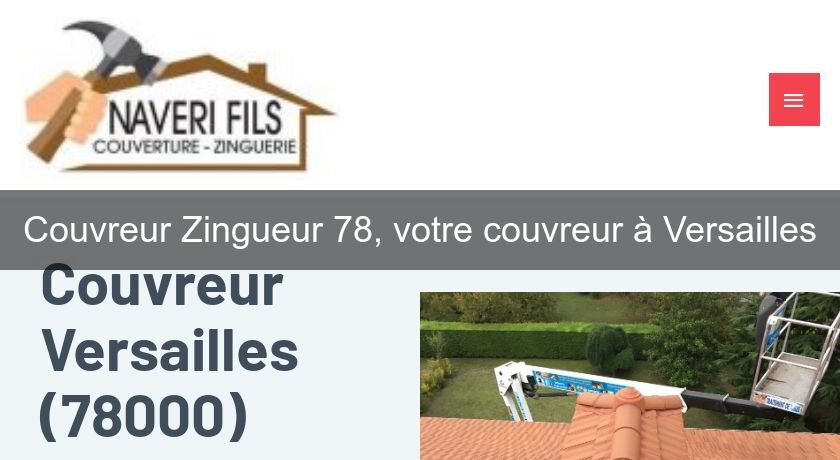 Couvreur Zingueur 78, votre couvreur à Versailles