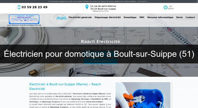 Électricien pour domotique à Boult-sur-Suippe (51)