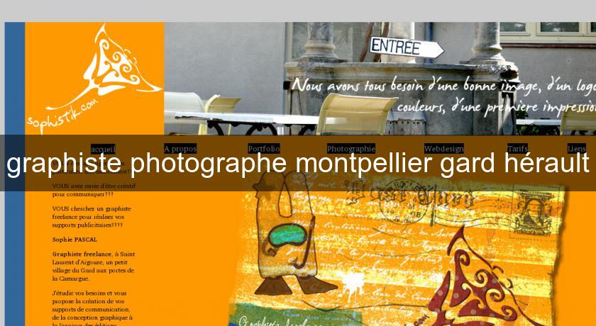 graphiste photographe montpellier gard hérault