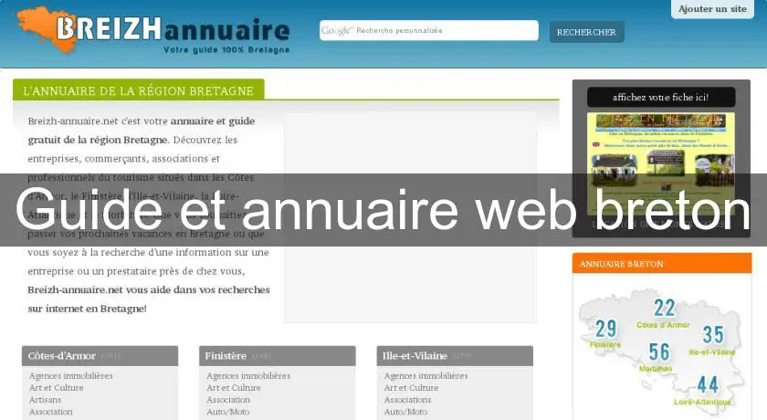 Guide et annuaire web breton