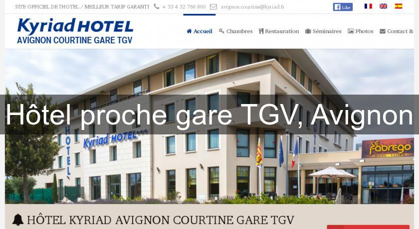 Hôtel proche gare TGV, Avignon