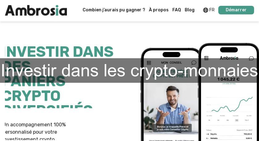 Investir dans les crypto-monnaies