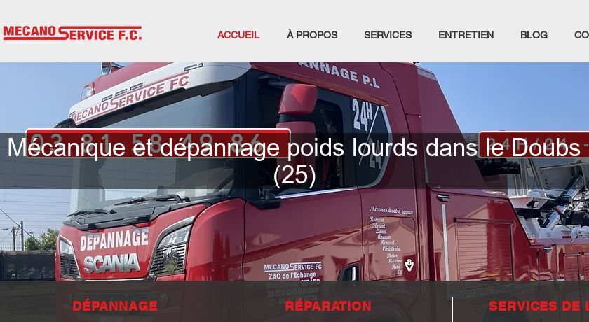 Mécanique et dépannage poids lourds dans le Doubs (25)