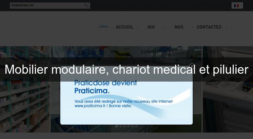 pics mobilier modulaire  chariot medical et pilulier 51072