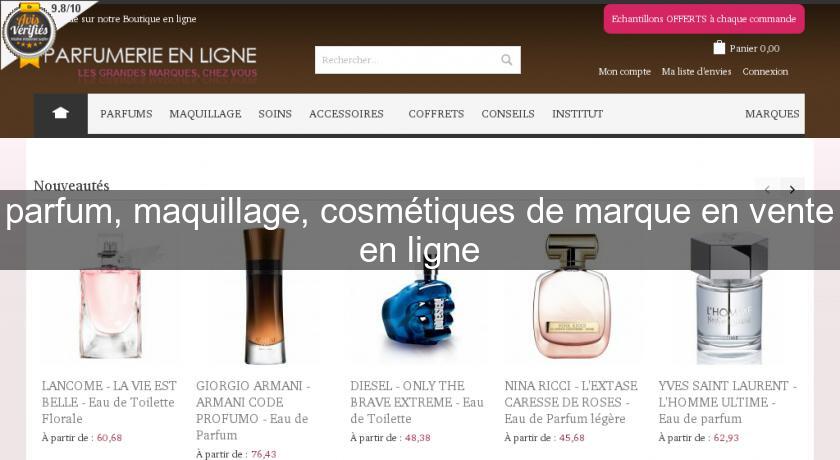 parfum vente en ligne