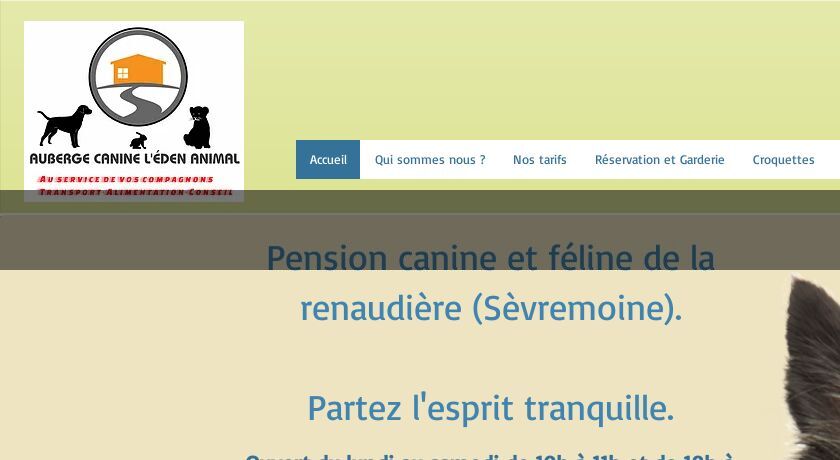 Pension chiens et chats, Sevremoine (49)