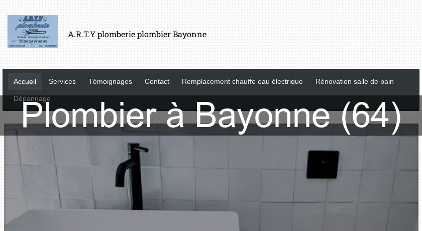 Plombier à Bayonne (64)