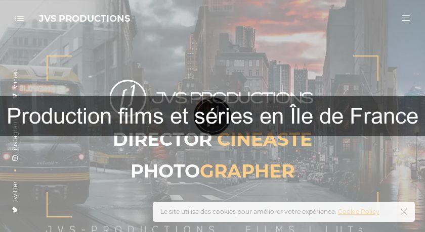 Production films et séries en Île de France