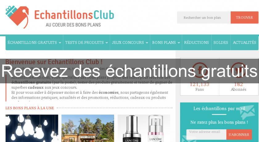 Recevez Des échantillons Gratuits Bons Plans