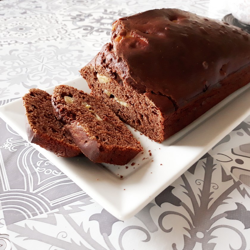 Le Cake Chocolat Banane Allege Une Recette Sans Beurre Ni Sucre