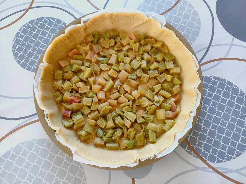 La Tarte Amandine à La Rhubarbe Une Recette Gourmande